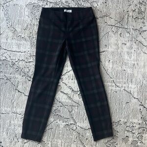 Calvin Klein Plaid Pants in Black and Purple